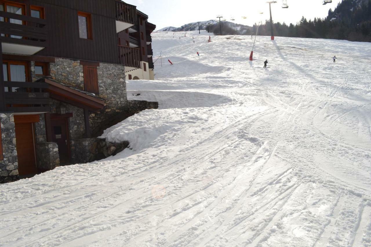 Valmorel Studio Skis Aux Pieds Εξωτερικό φωτογραφία